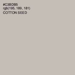 #C3BDB5 - Cotton Seed Color Image